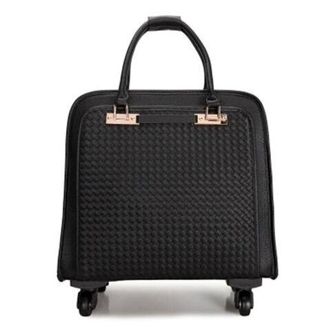 CALYX LadyW 4 wheels 360 Rotation Rolling Carry-On Woven