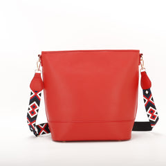 Large Bucket Crossbody with Guitar Strap