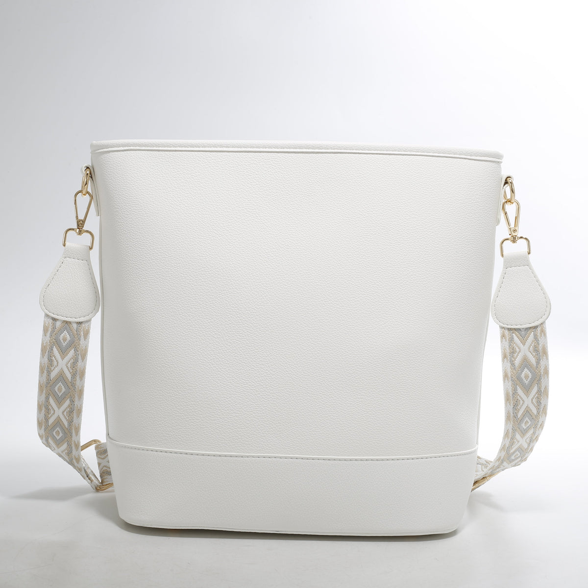 Large Bucket Crossbody with Guitar Strap