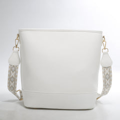 Large Bucket Crossbody with Guitar Strap