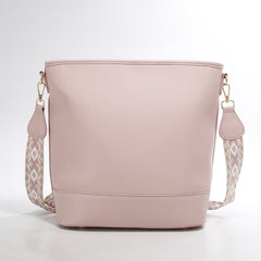 Large Bucket Crossbody with Guitar Strap