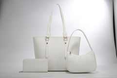 Large Tote / Mini Hobo / Wristlet Wallet /  3in1Set