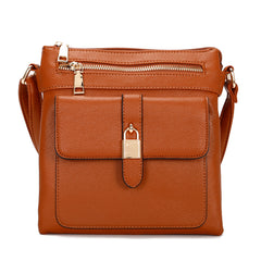 crossbody with gold lock