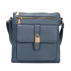crossbody with gold lock